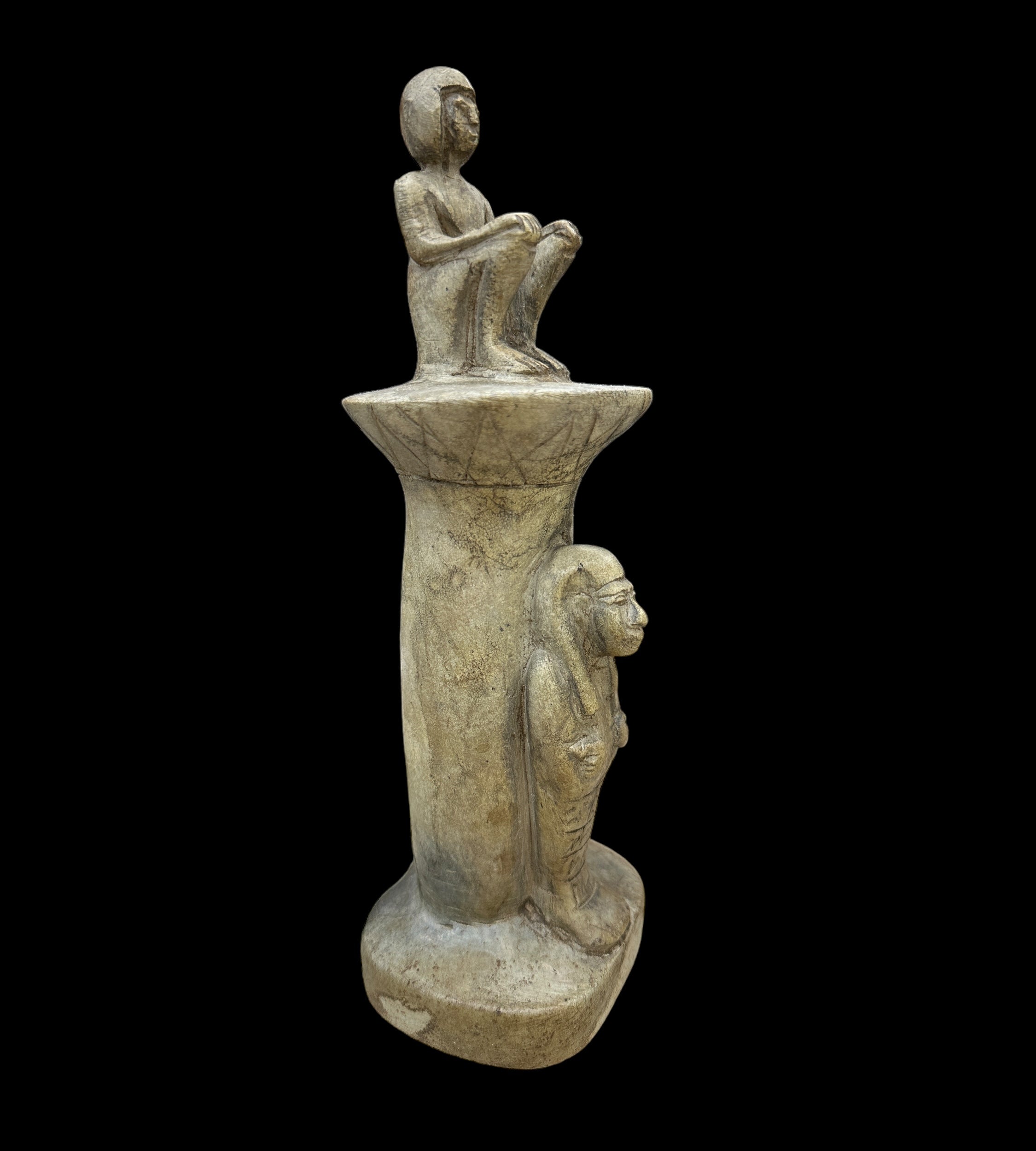 Horus Statue - Handcarved Limestone