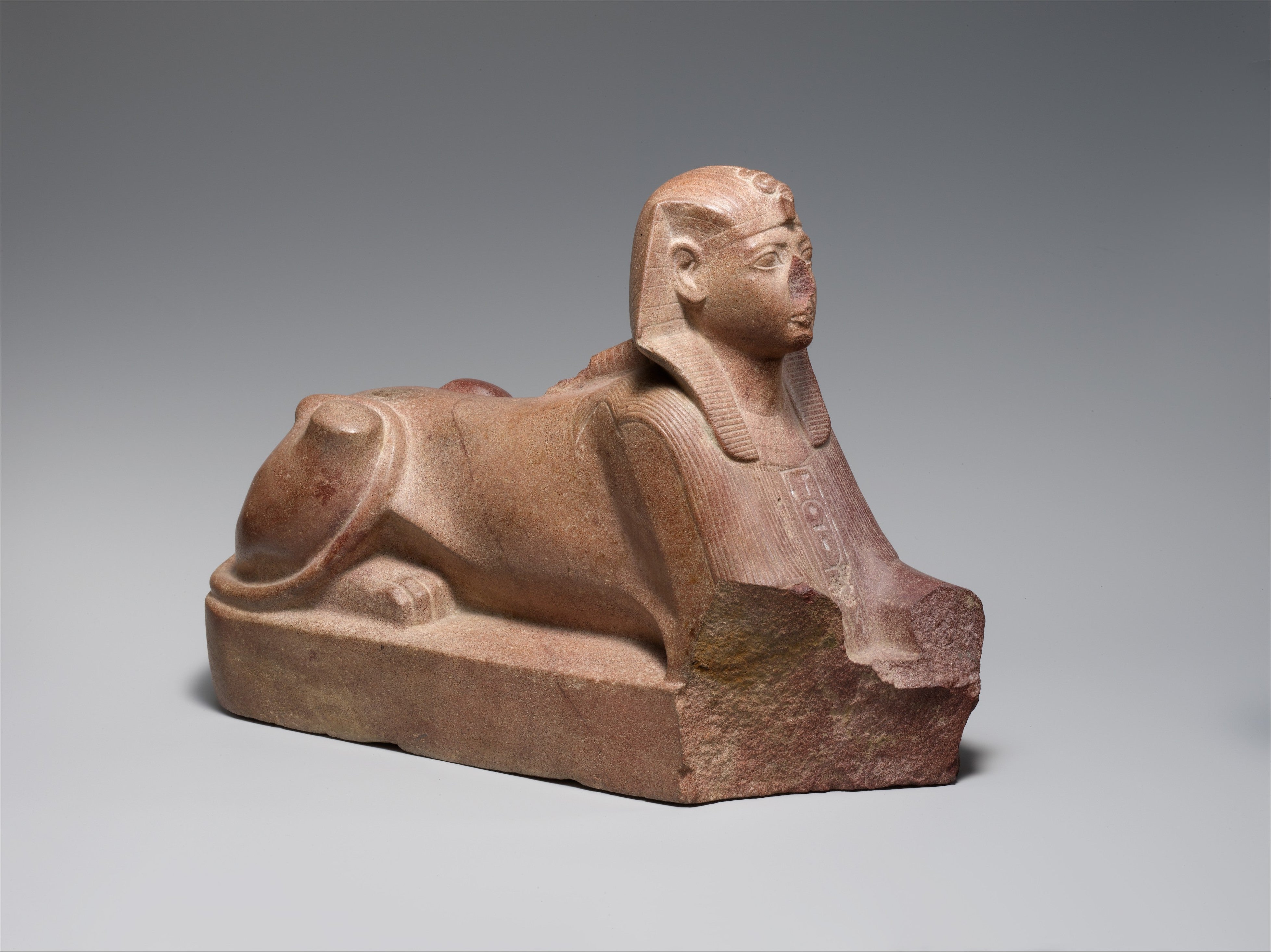Quartzite sphinx of Pharaoh Thutmose III in The Metropolitan Museum of Art
