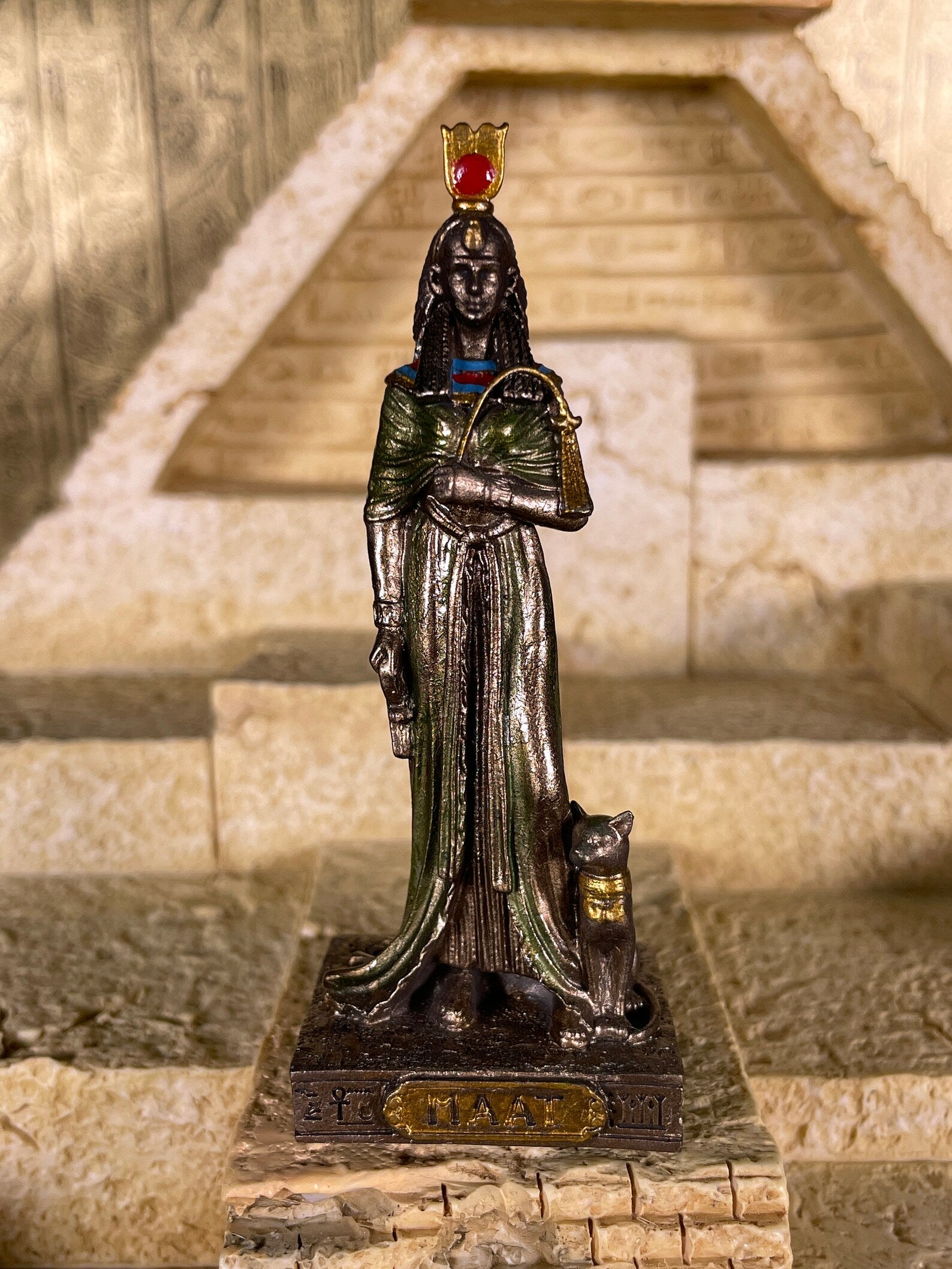 Ma'at Mini Statue