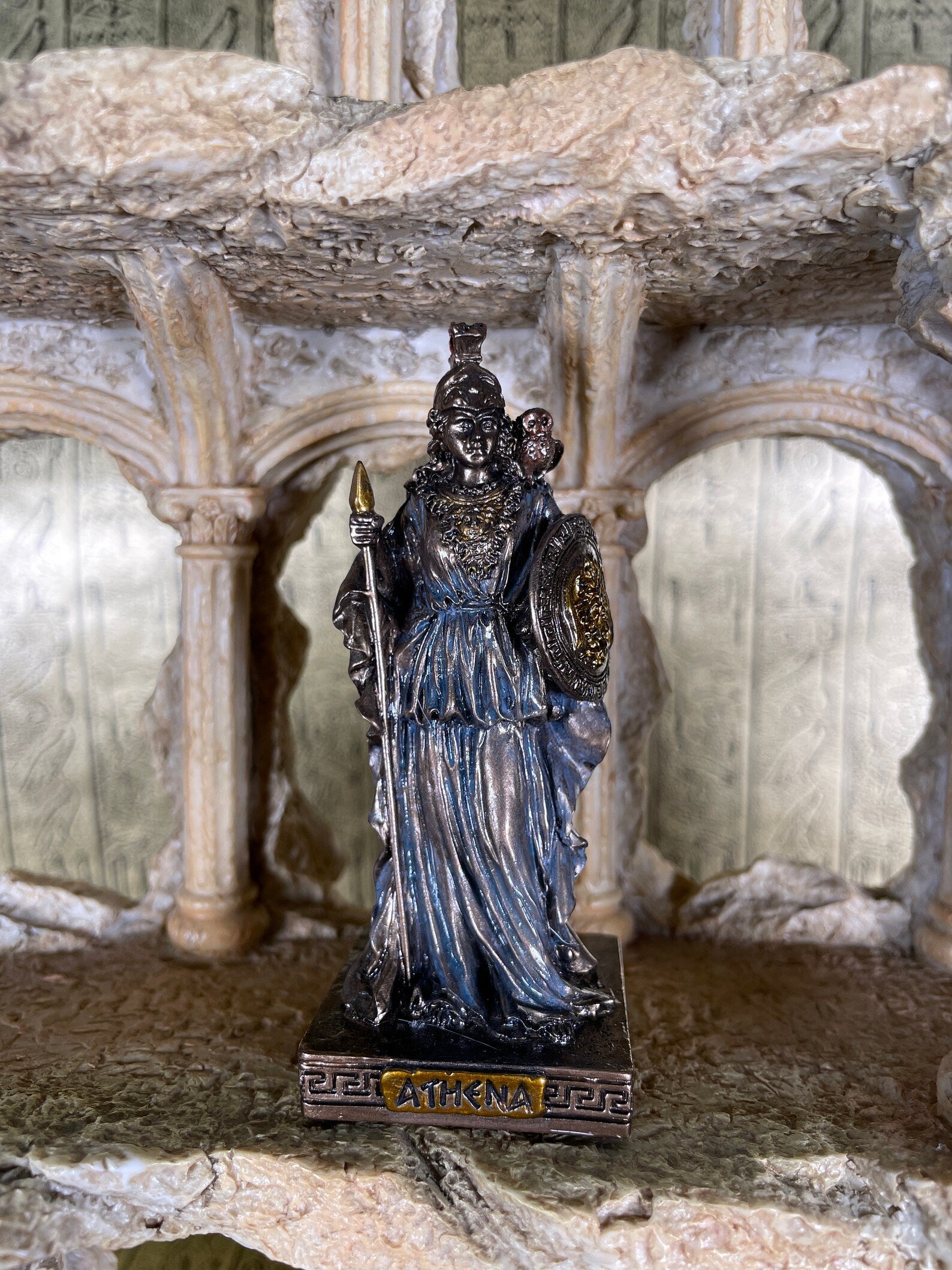 Athena Mini Statue