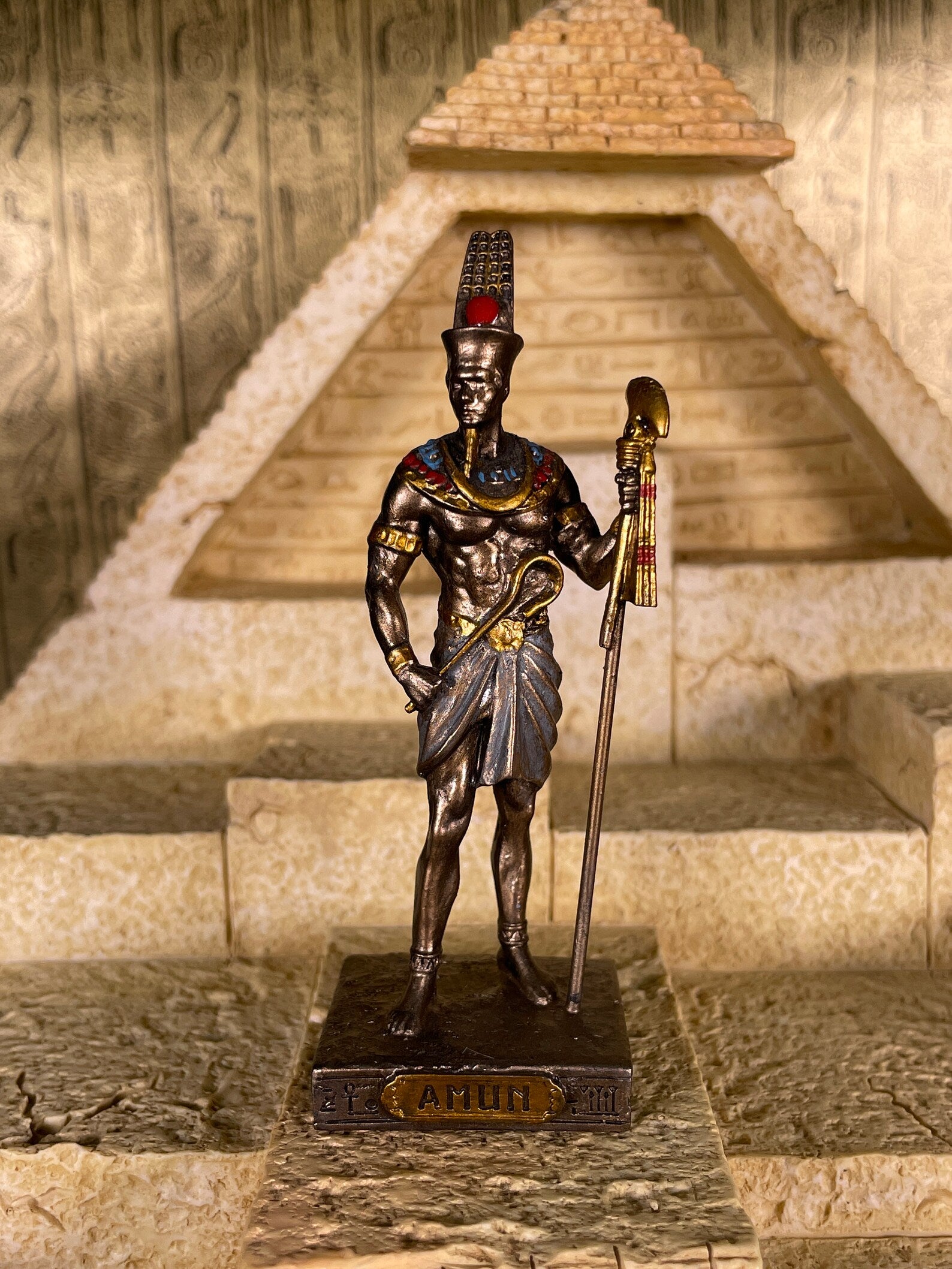 Amun Mini Statue