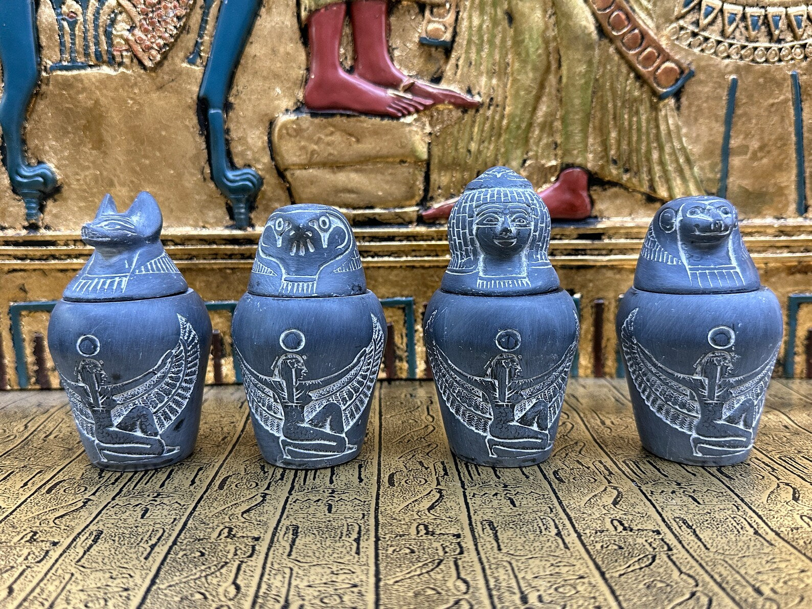 Canopic Jars - Set of 4