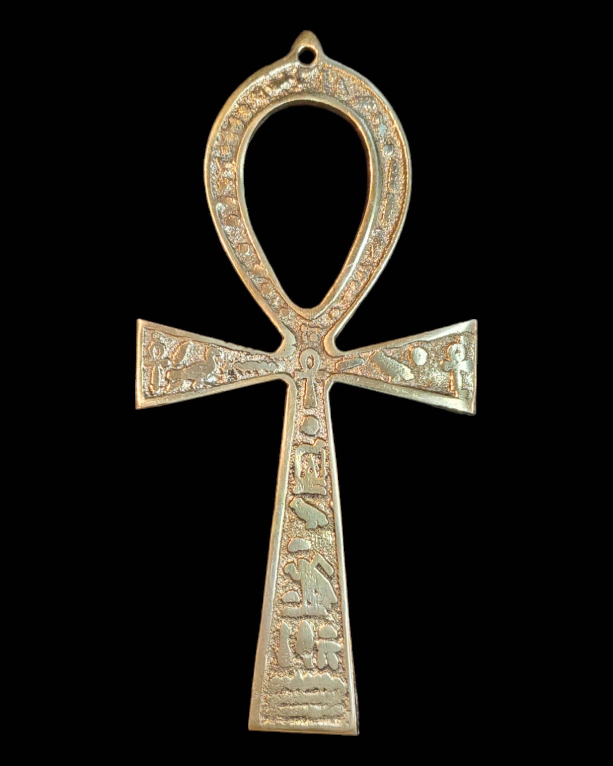 Brass Ankh - Made in Egypt - 18.5cm / 8.5''