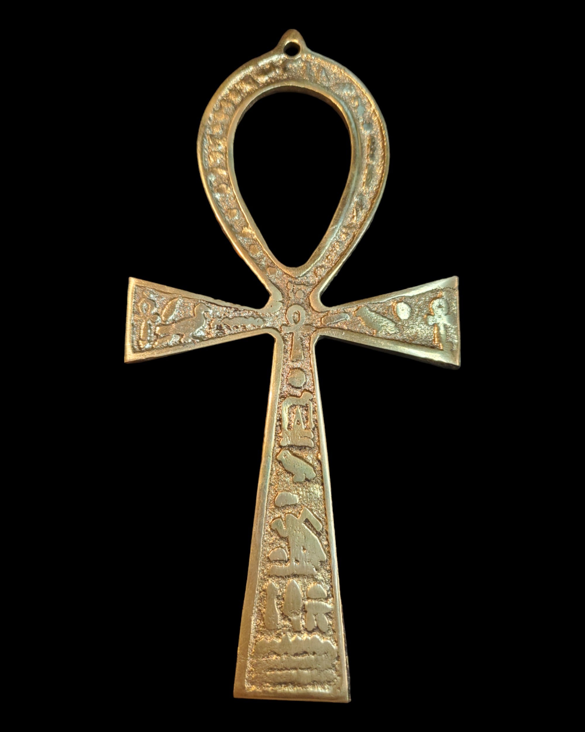 Brass Ankh - Made in Egypt - 18.5cm / 8.5''