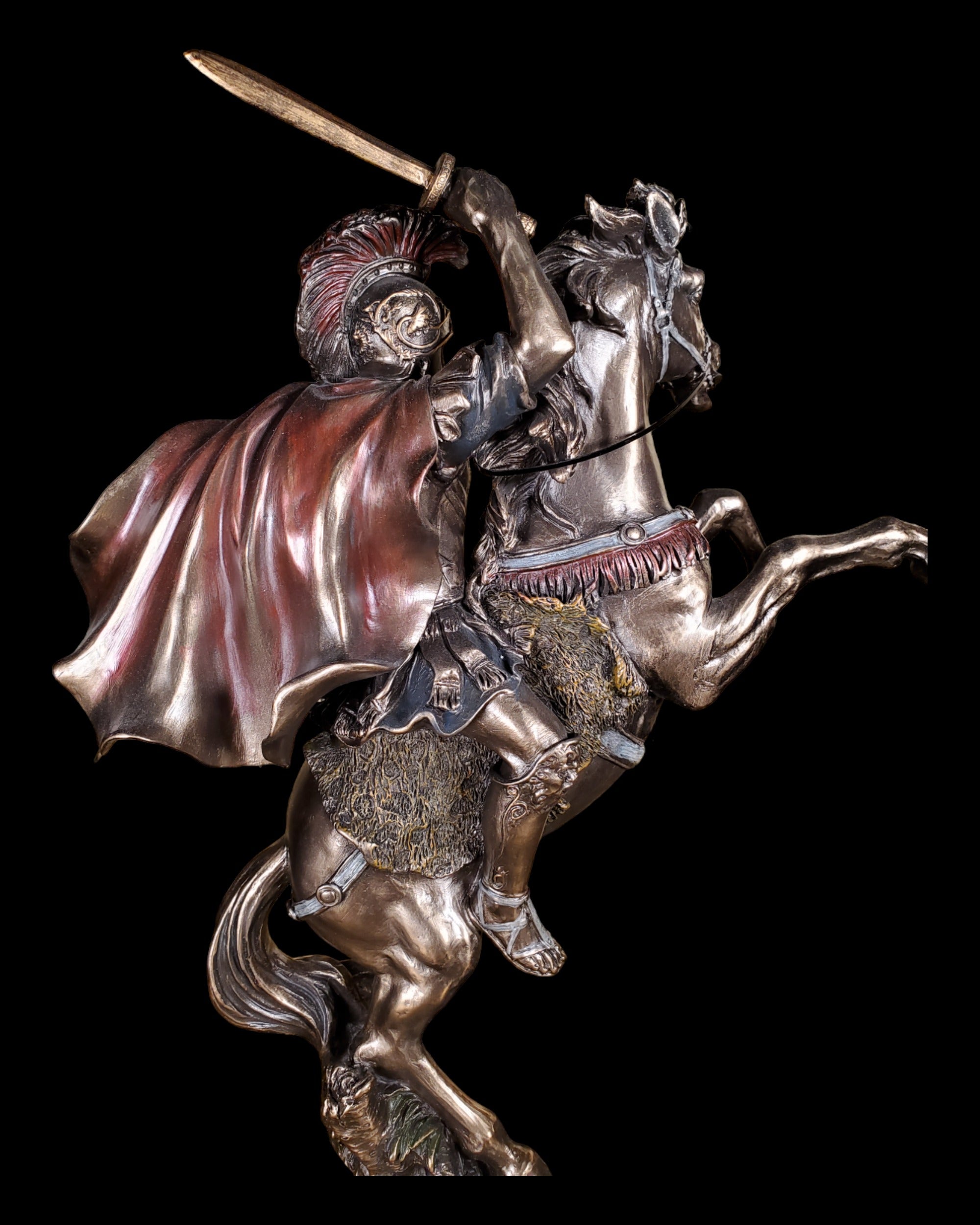 Alexander The Great On Horseback Statue