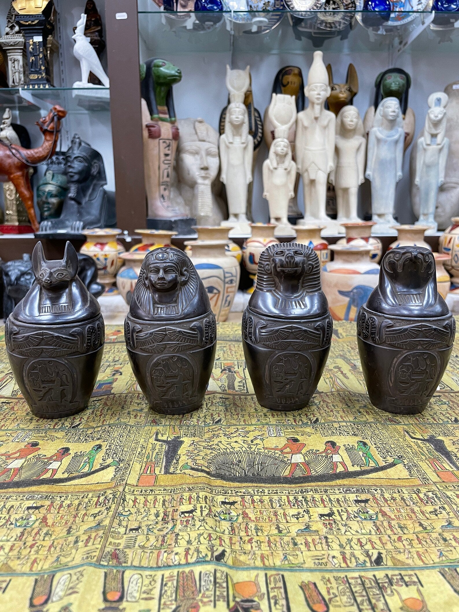 Canopic Jars - Set of 4