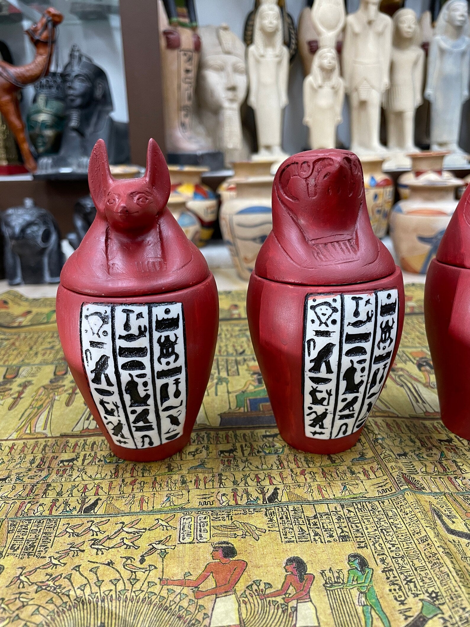 Canopic Jars - Set of 4