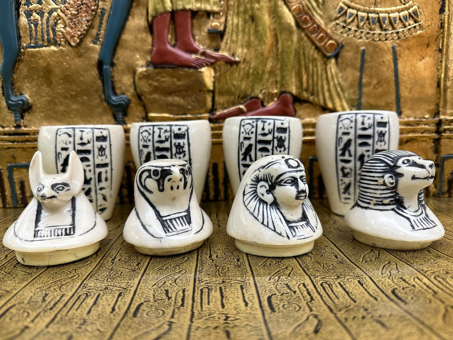 Canopic Jars - Set of 4