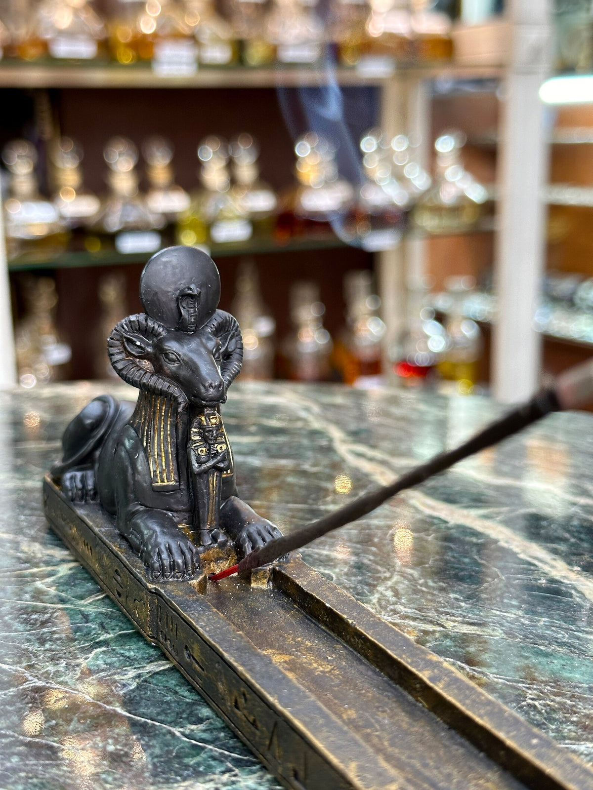 Ram Sphinx Incense Burner