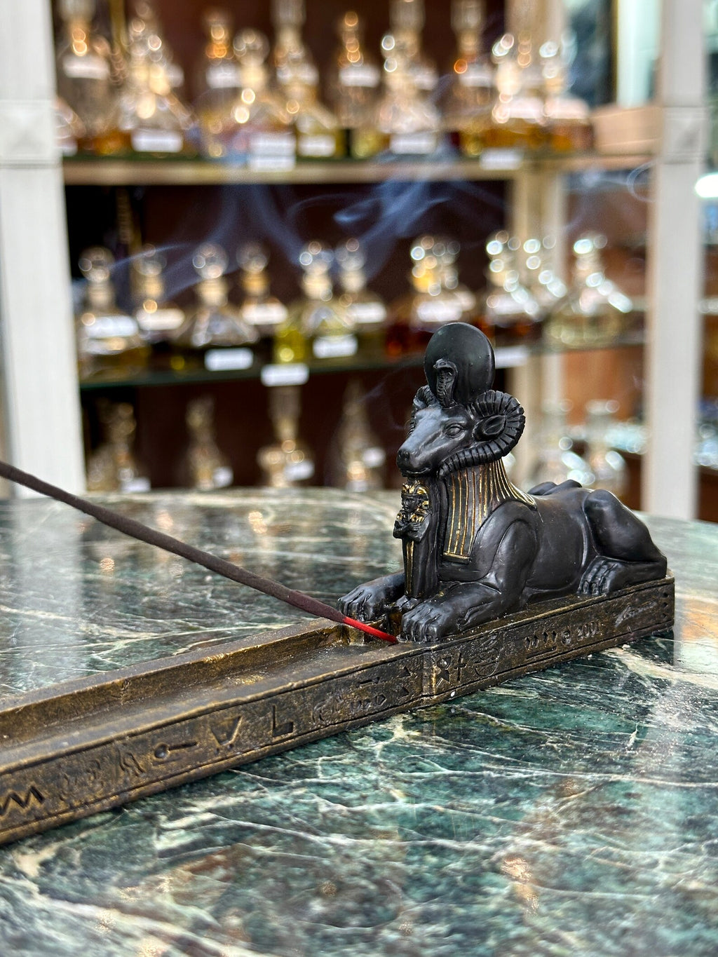 Ram Sphinx Incense Burner