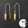 Dangling Feather Earrings
