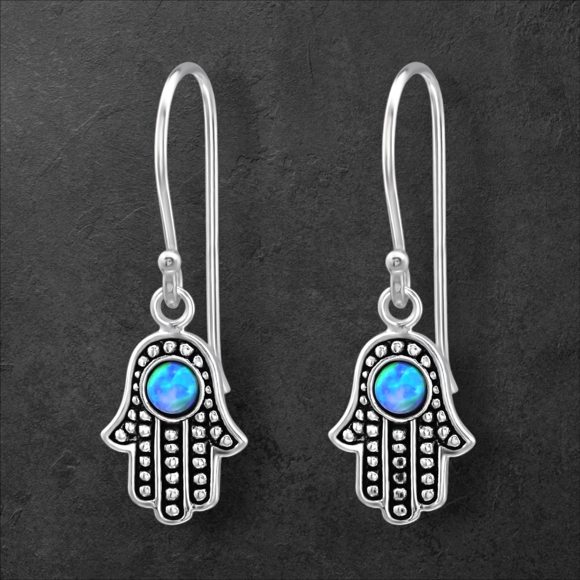 Hamsa Earrings