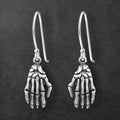 Skeletal Hand Earrings