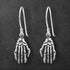 Skeletal Hand Earrings