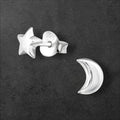 Moon and Star Earrings