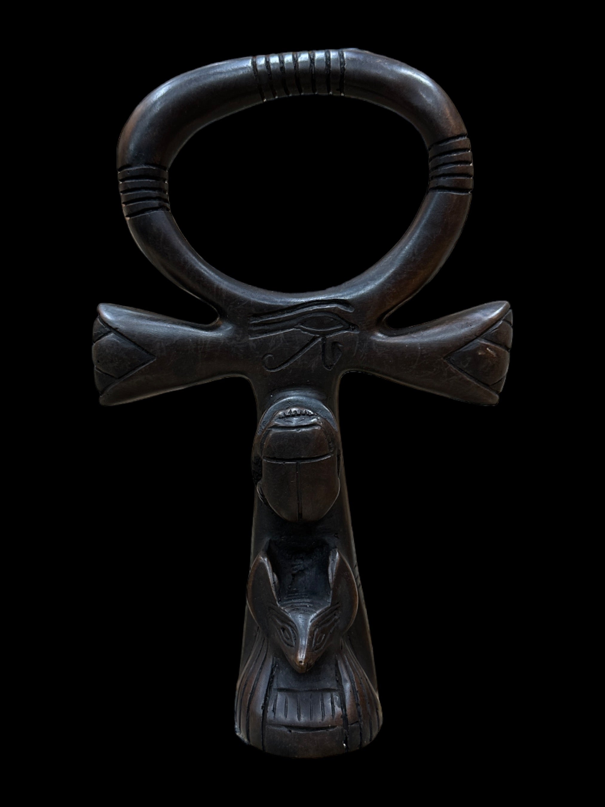 Standing Scarab Ankh