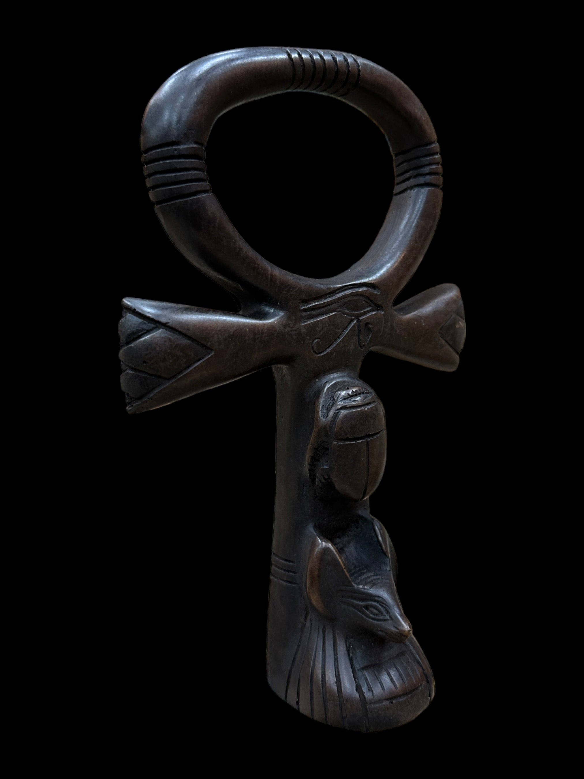 Standing Scarab Ankh