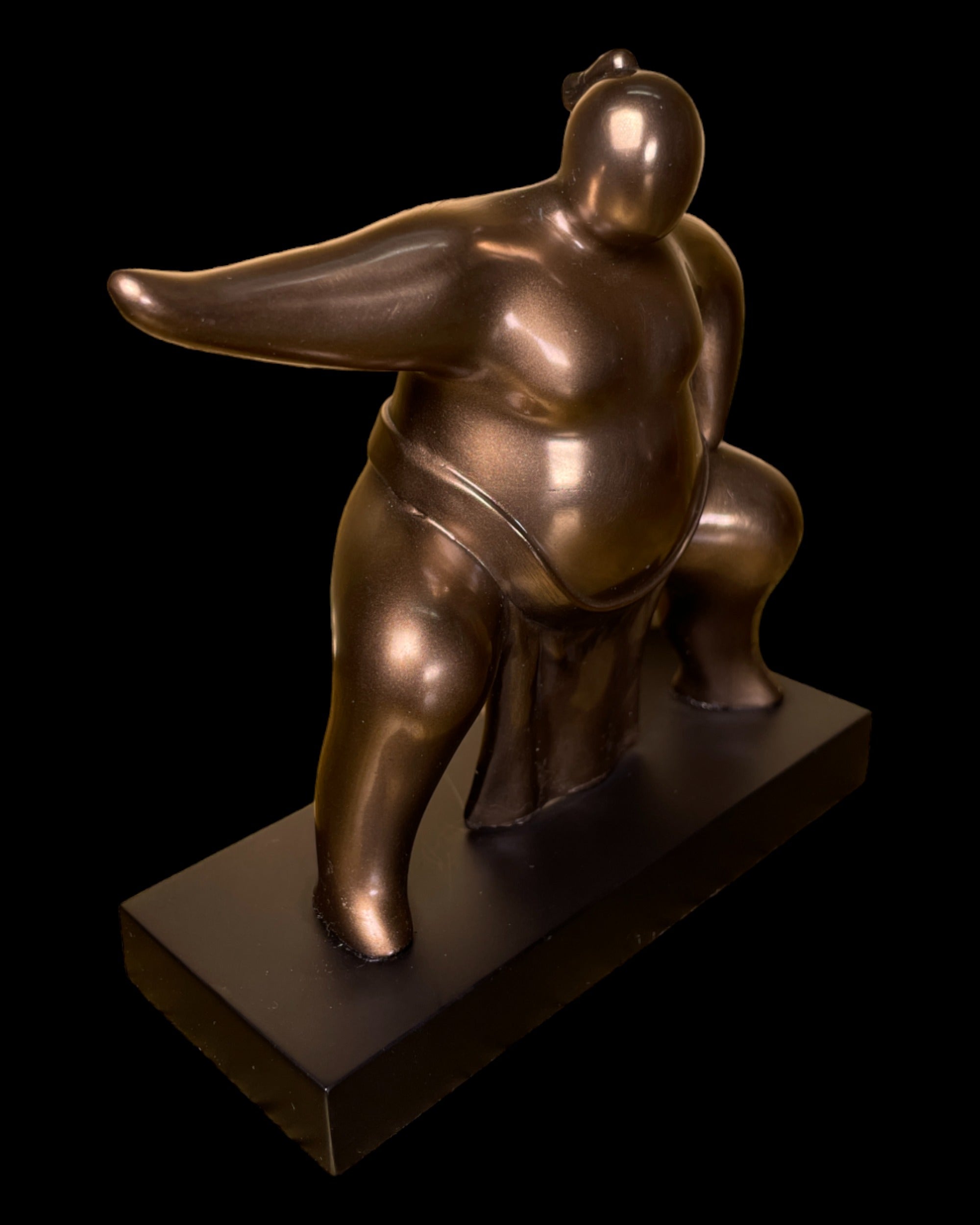 Squatting Sumo Statue