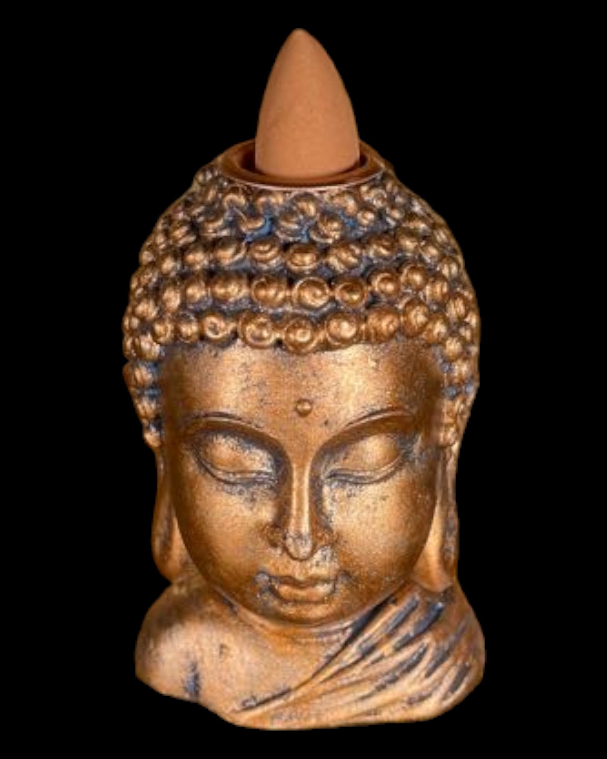 Buddha Head Backflow Incense Burner