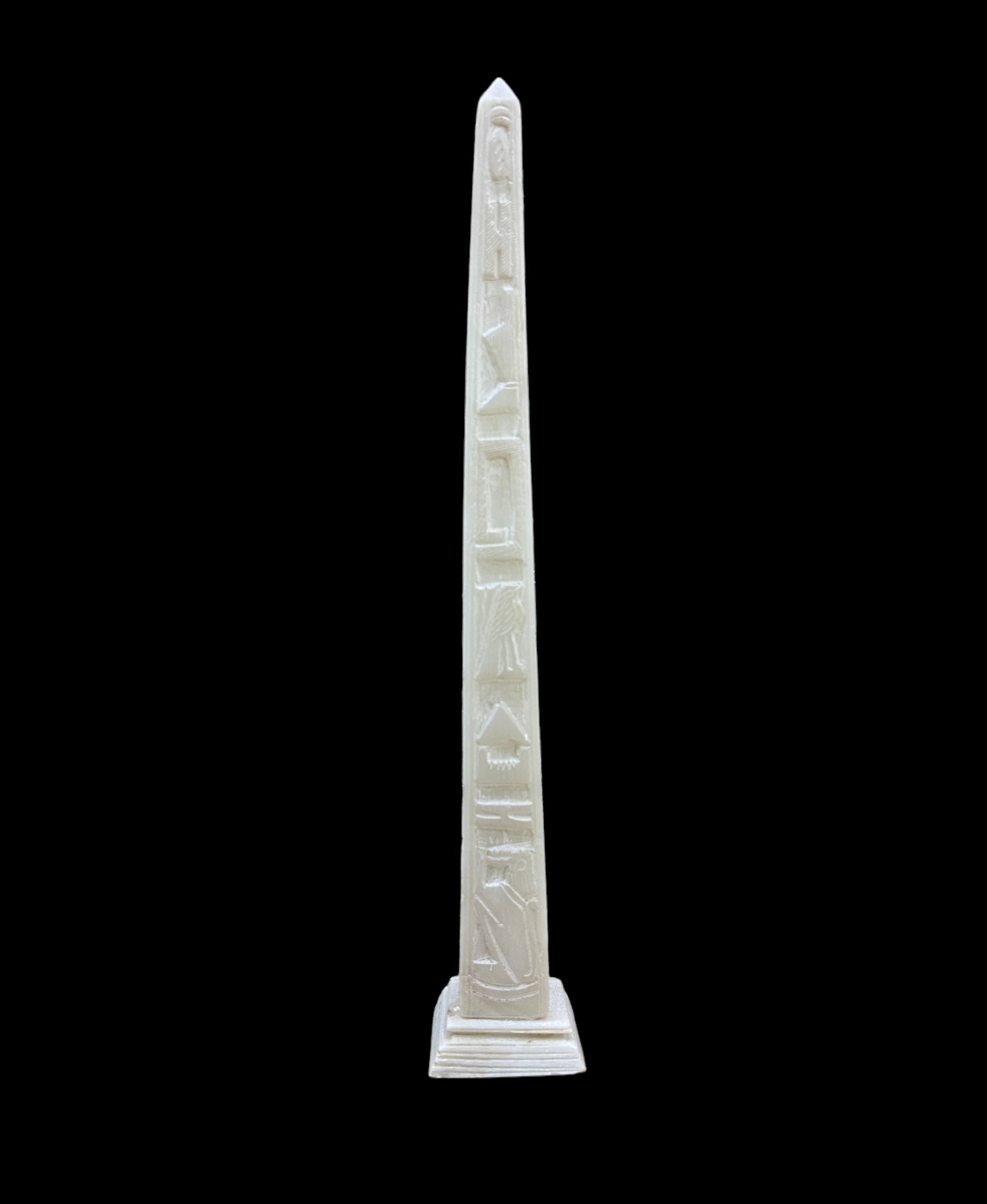 Egyptian Obelisk - Handcarved Soapstone Statue