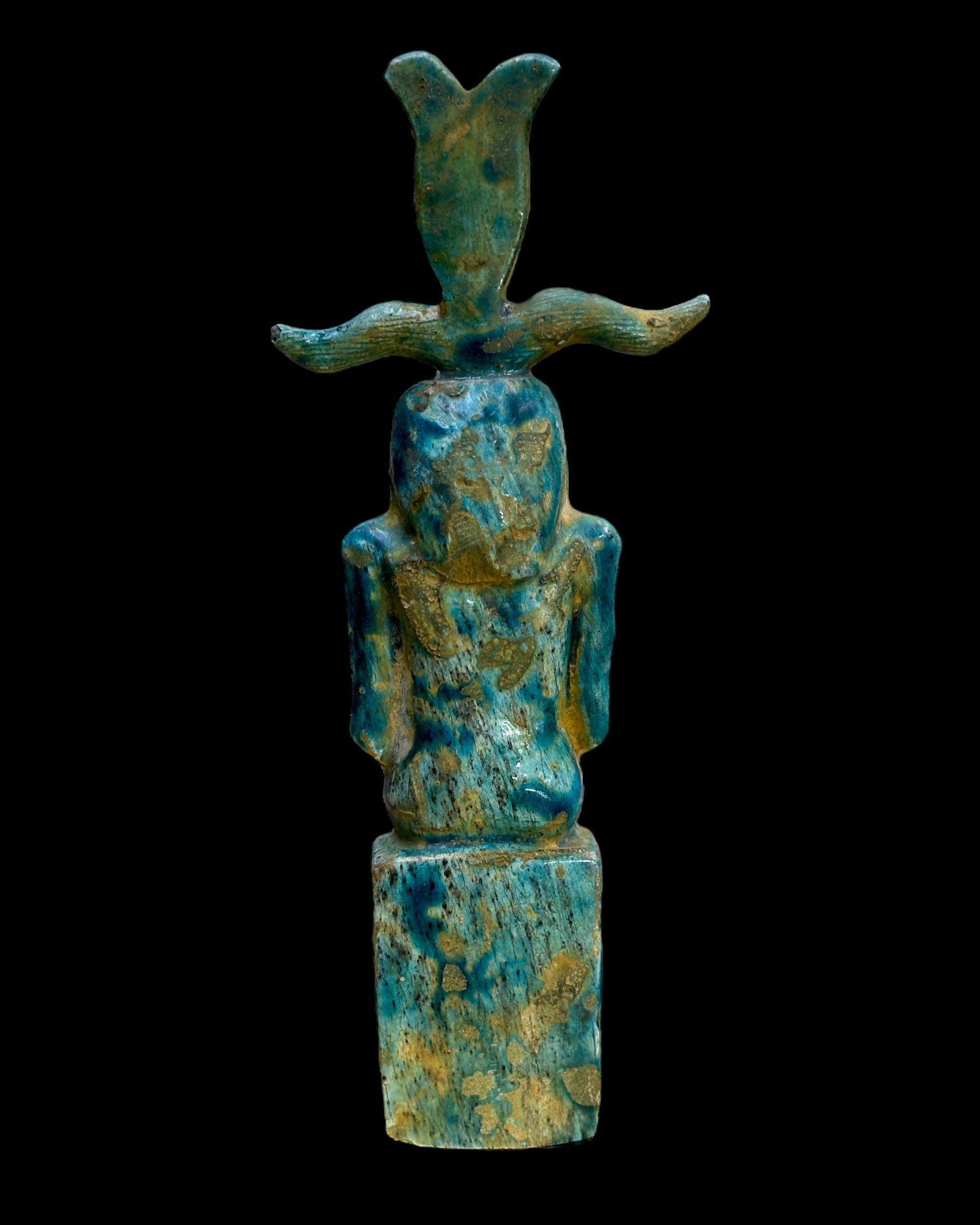 Khnum Statue - Faience