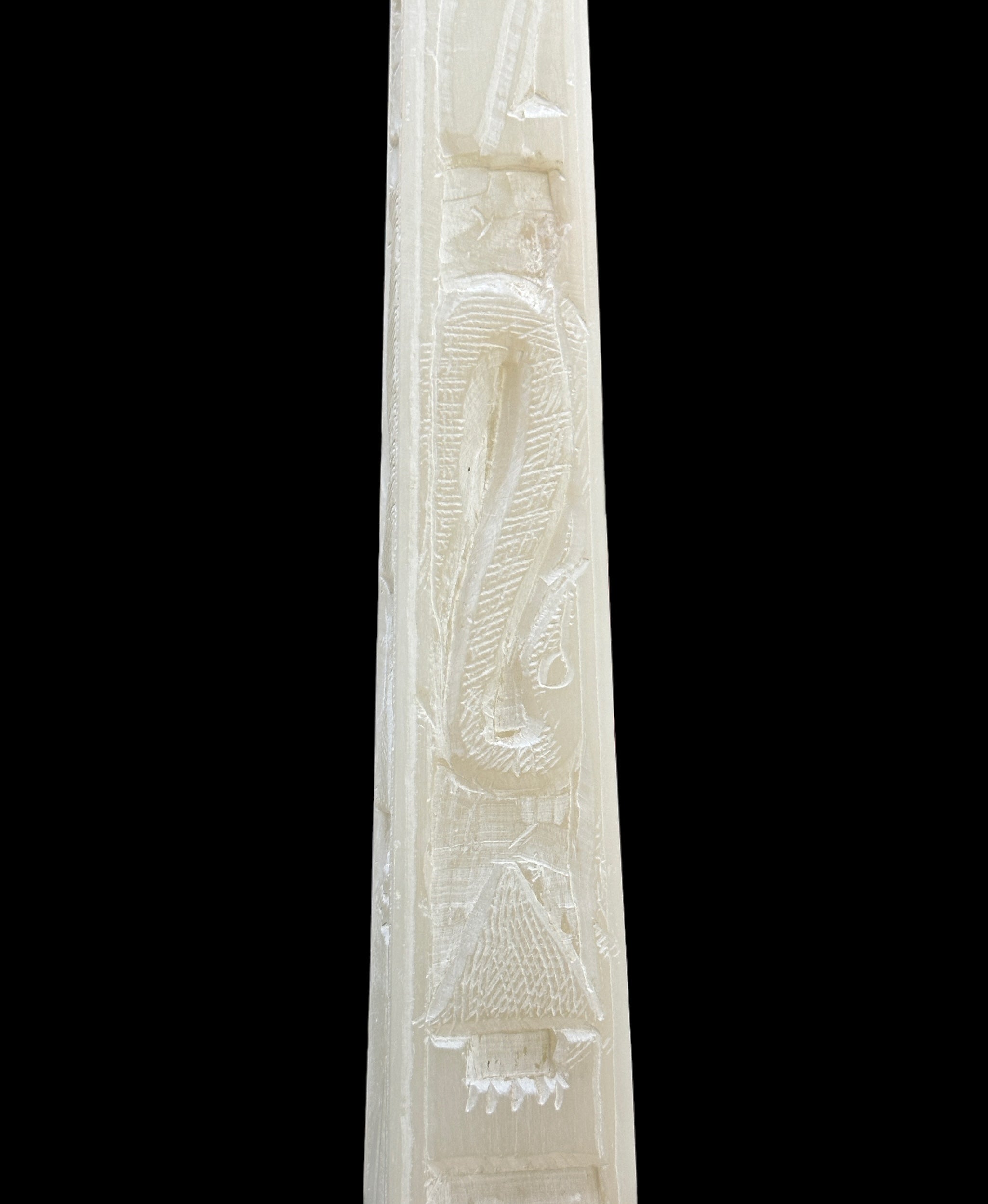 Egyptian Obelisk - Handcarved Soapstone Statue