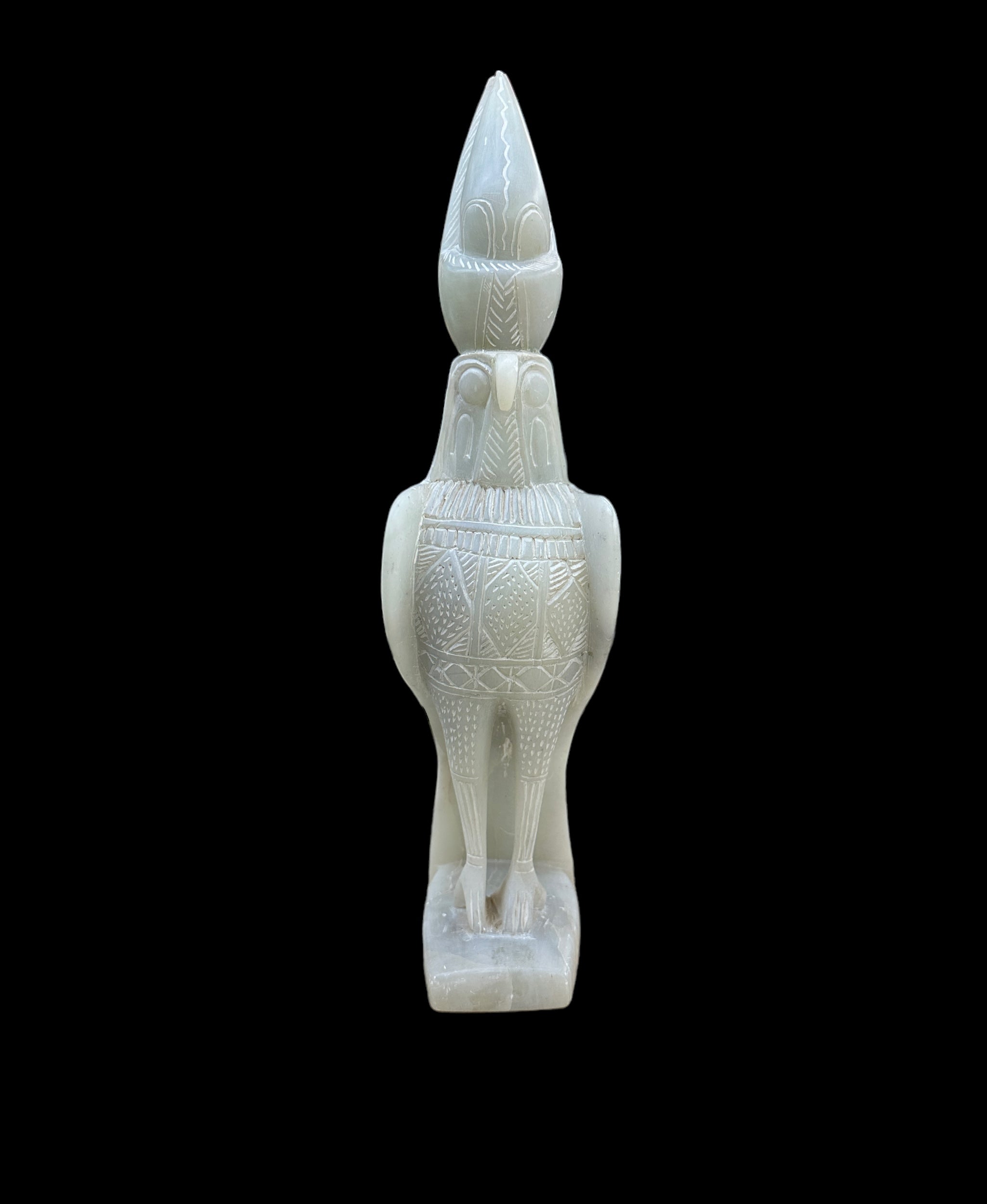 Horus Falcon Statue - Handcarved Soapstone