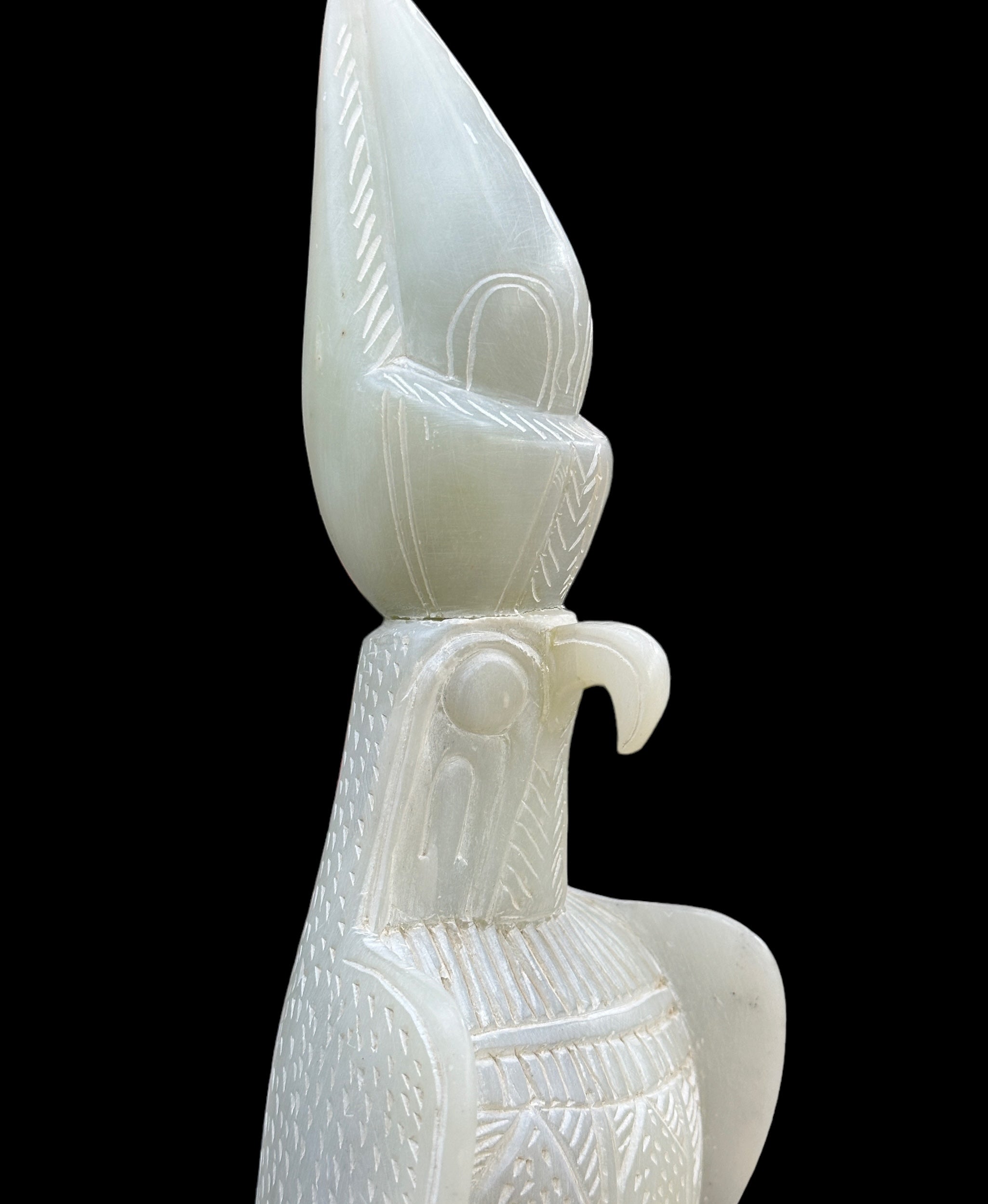 Horus Falcon Statue - Handcarved Soapstone