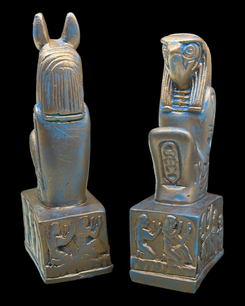 Egyptian Pantheon Statue Set
