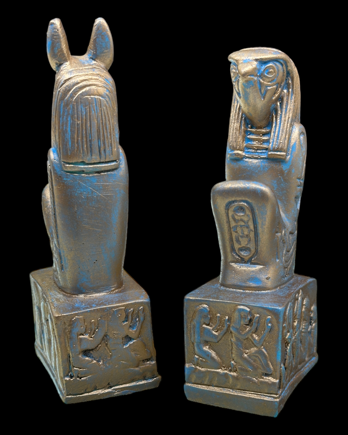 Egyptian Pantheon Statue Set