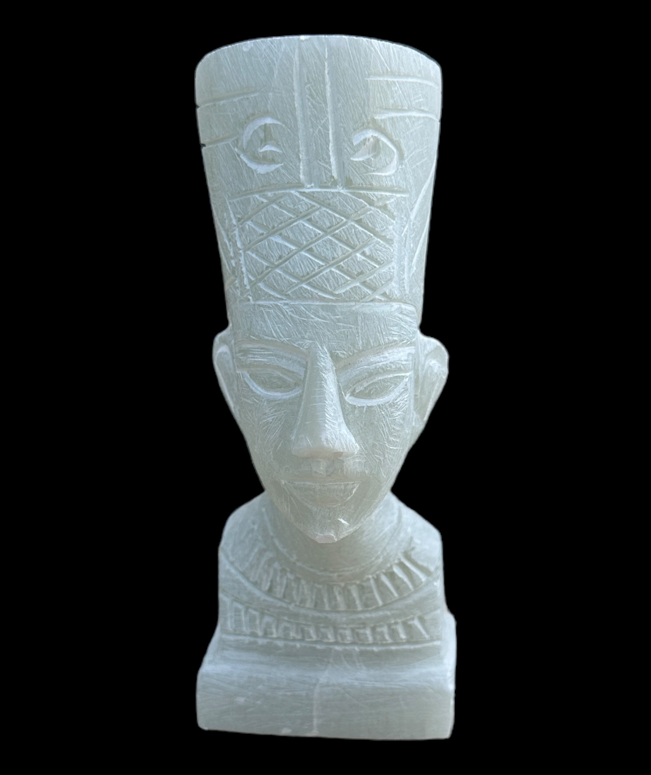 Nefertiti Bust - Handcarved Soapstone