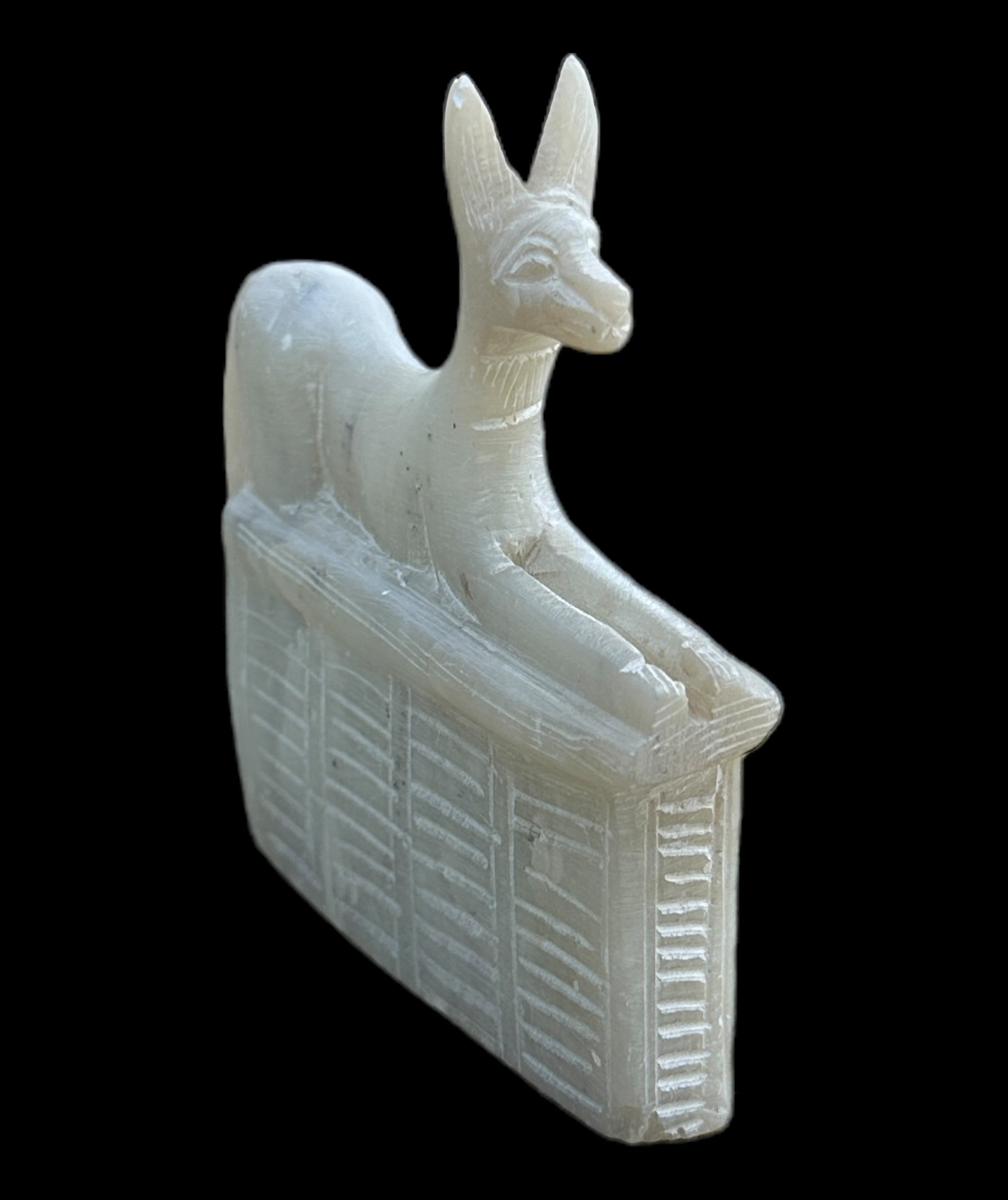 Anubis Statue - Handcarved Soapstone