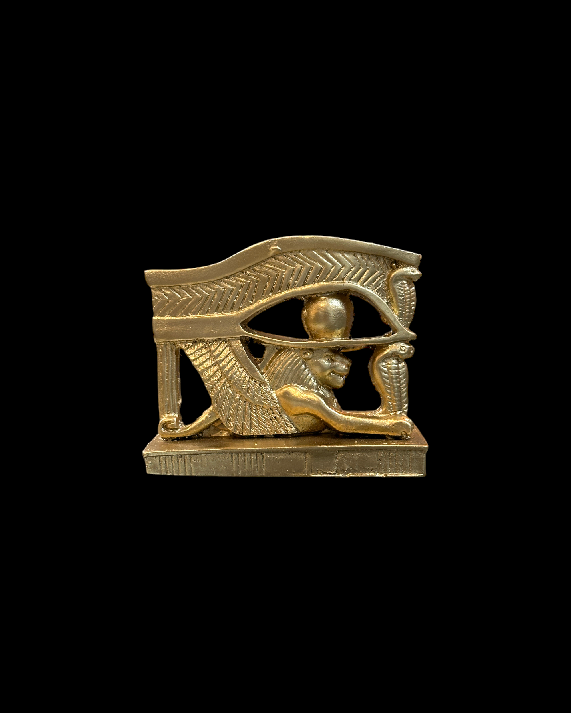 Egyptian Lion Wadjet Statue