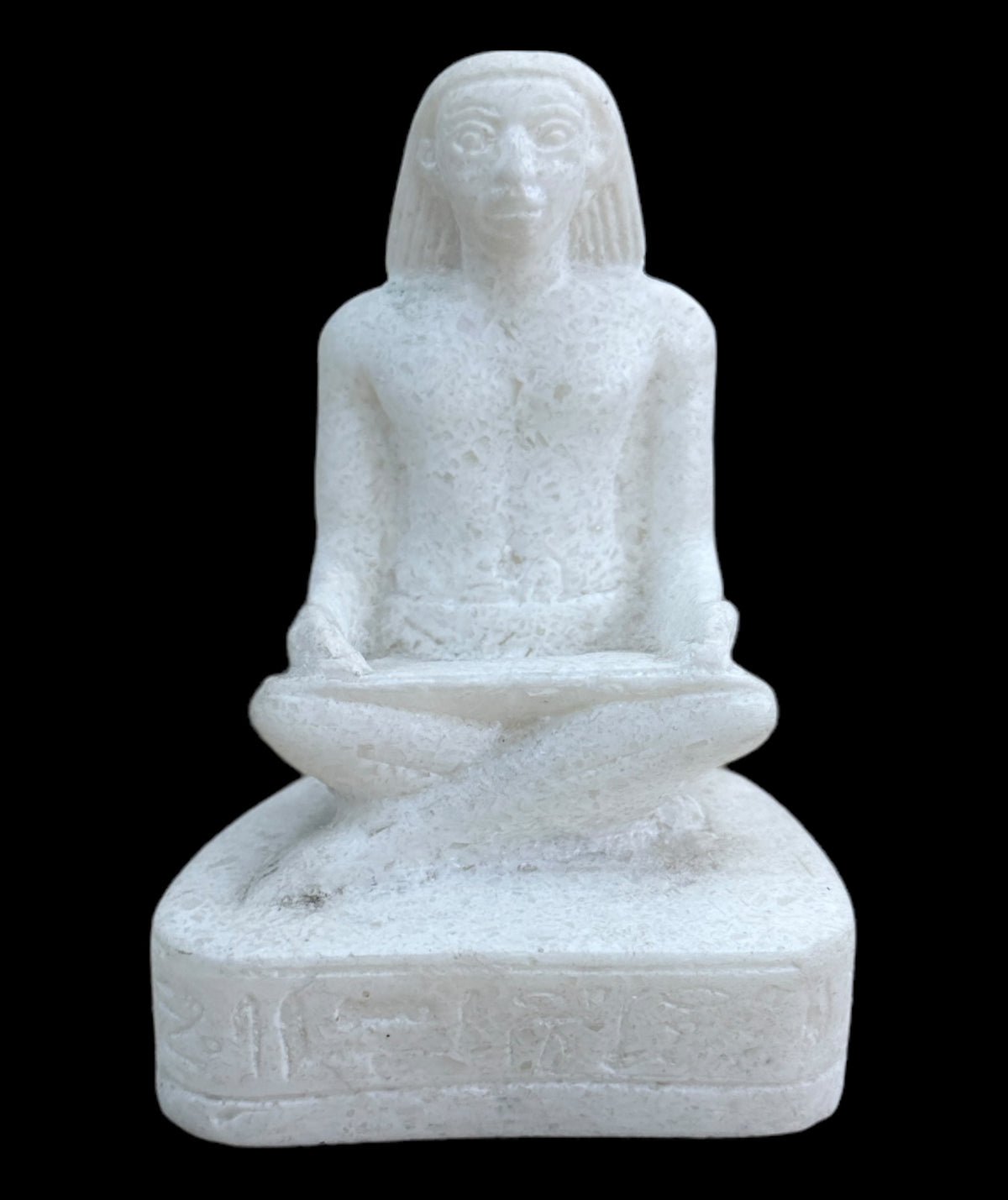 Alabaster Egyptian Scribe Statue - Made in Egypt
