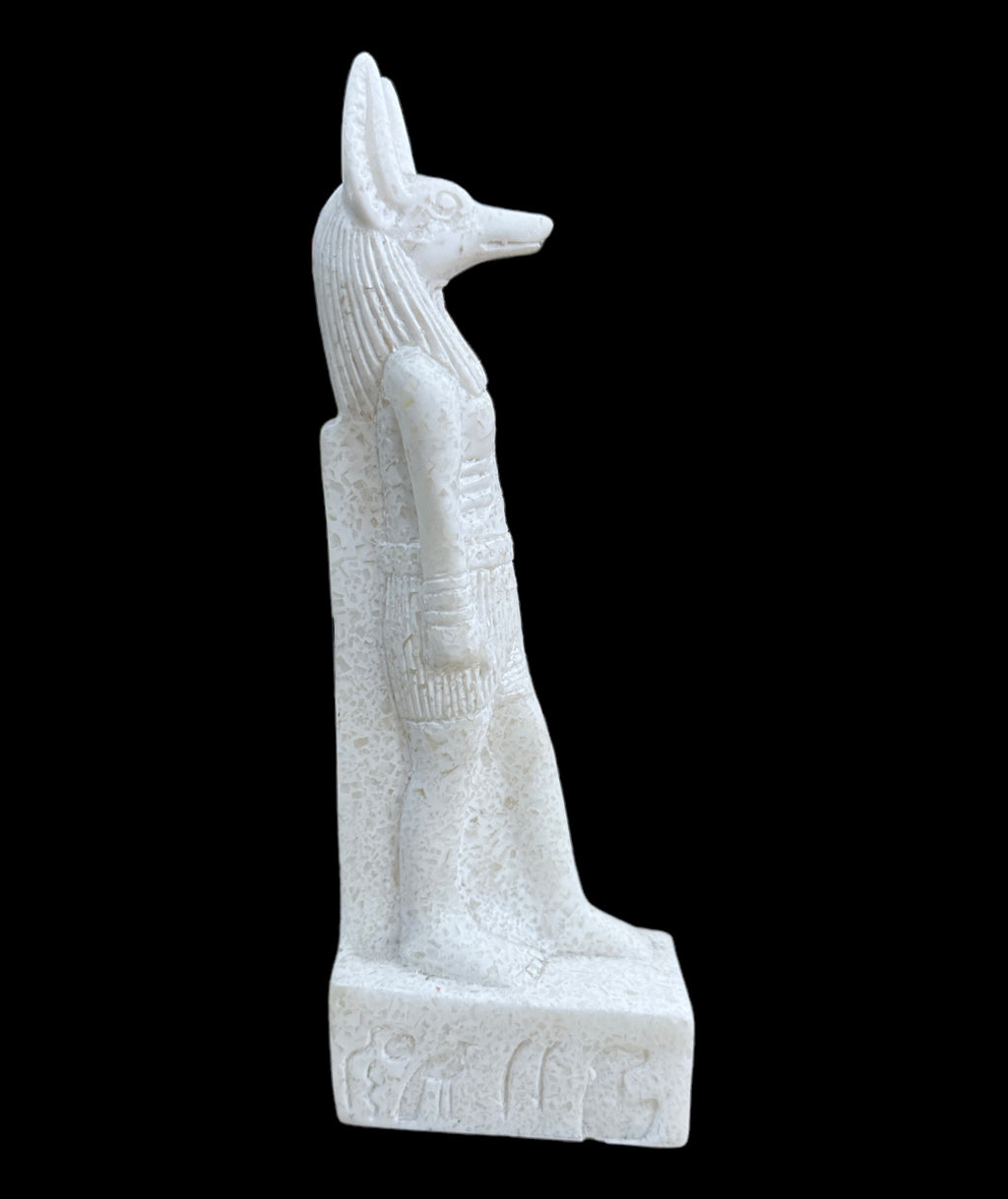 Alabaster Anubis Statue - Made in Egypt