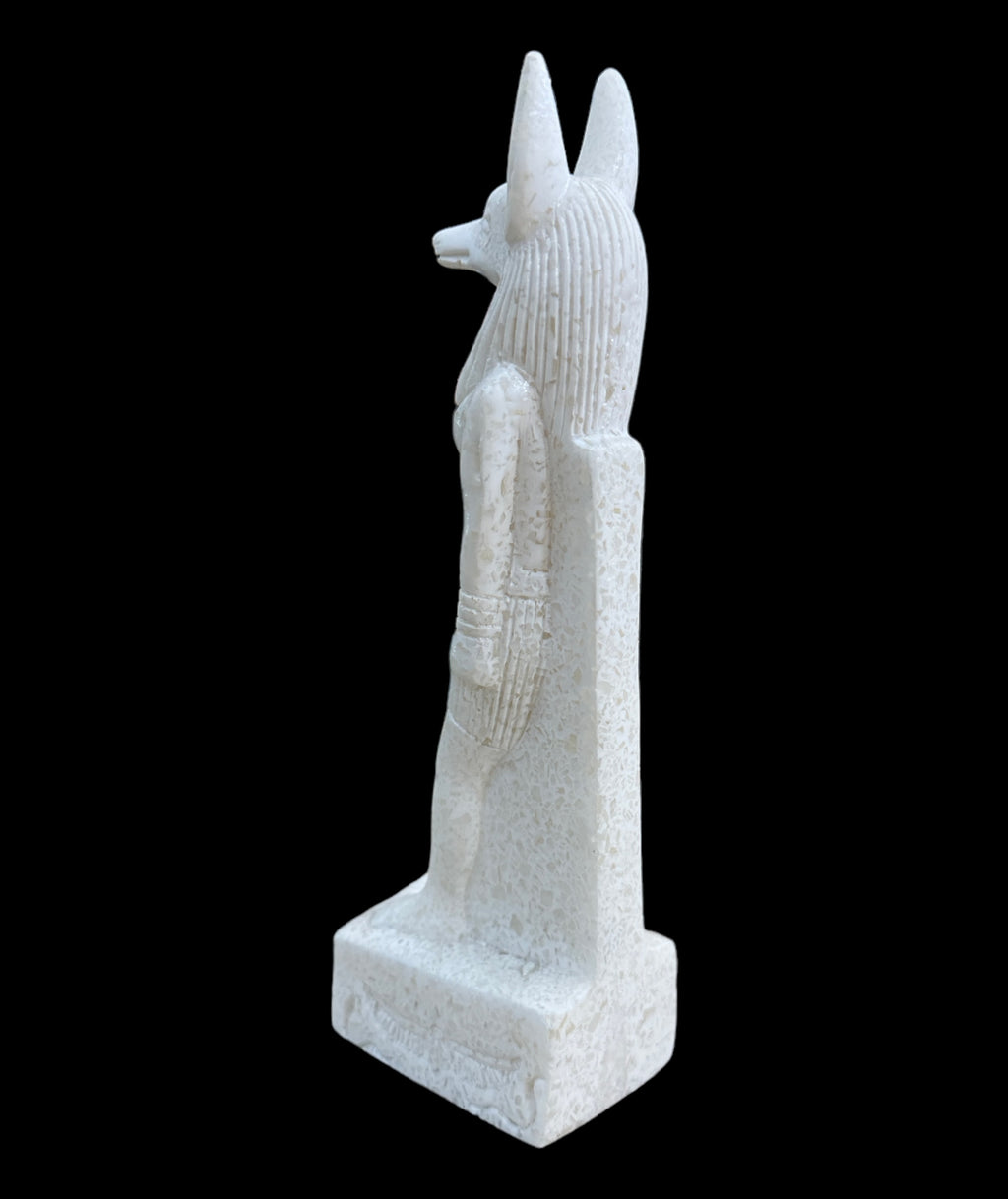 Alabaster Anubis Statue - Made in Egypt
