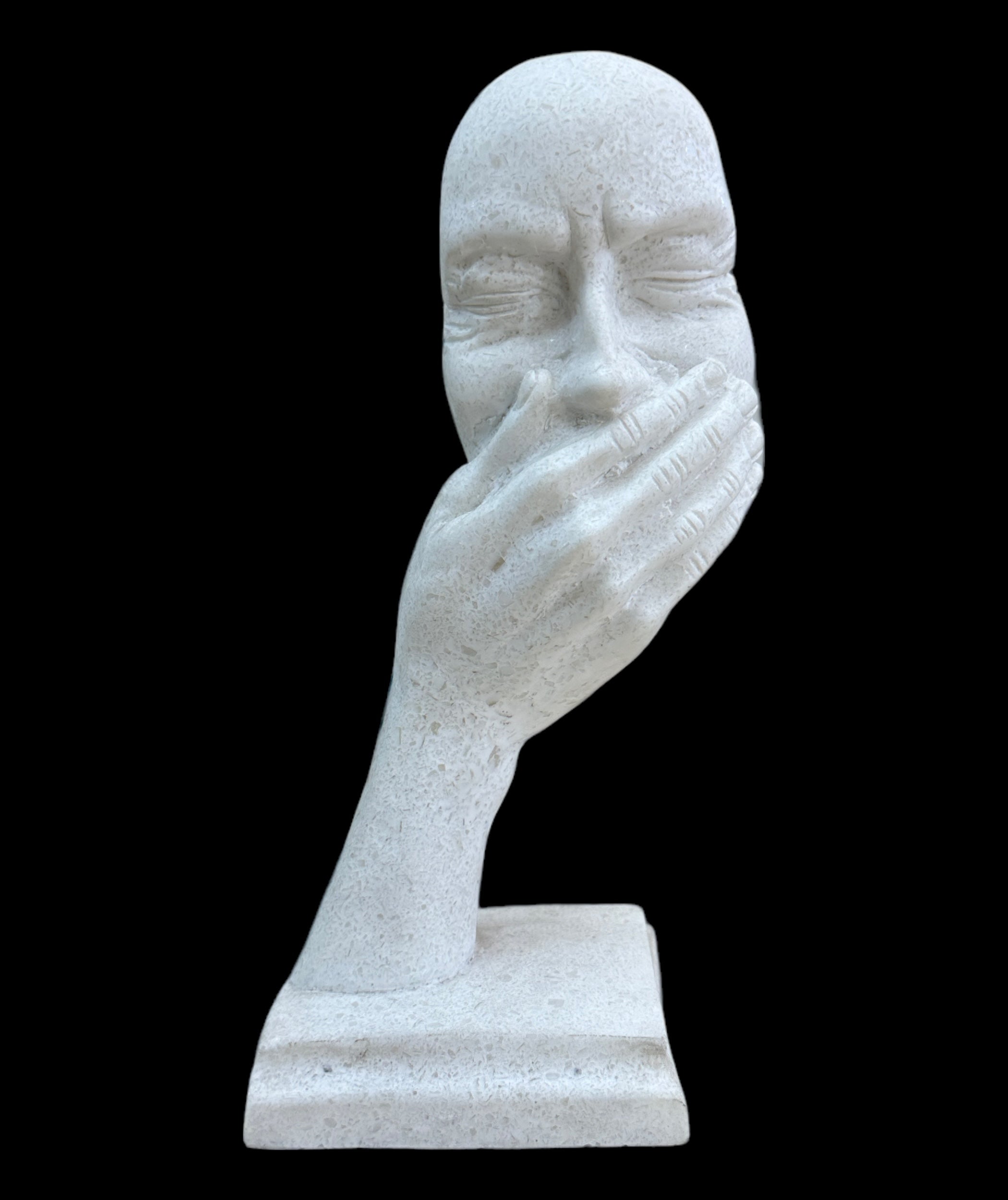 Speak No Evil Mask Statue - Made in Egypt