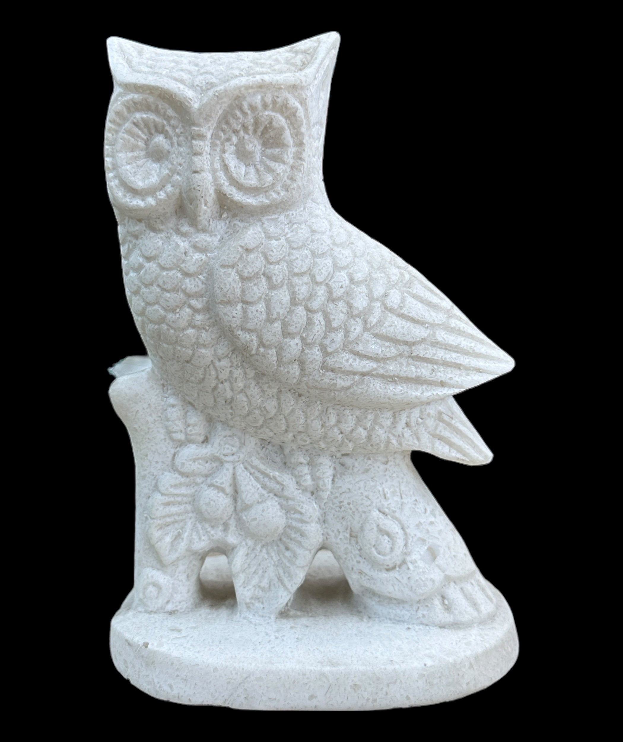 Alabaster Owl Statue - Made in Egypt