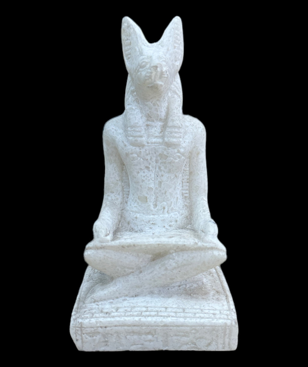 Alabaster Anubis Statue - Made in Egypt