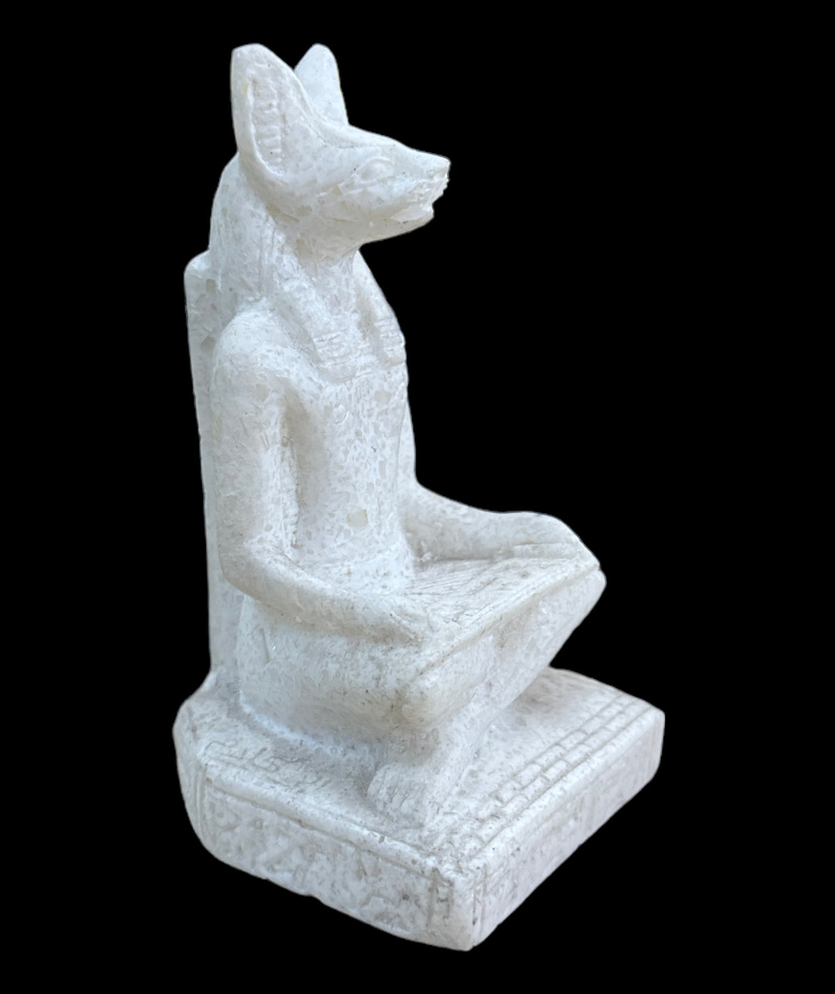 Alabaster Anubis Statue - Made in Egypt