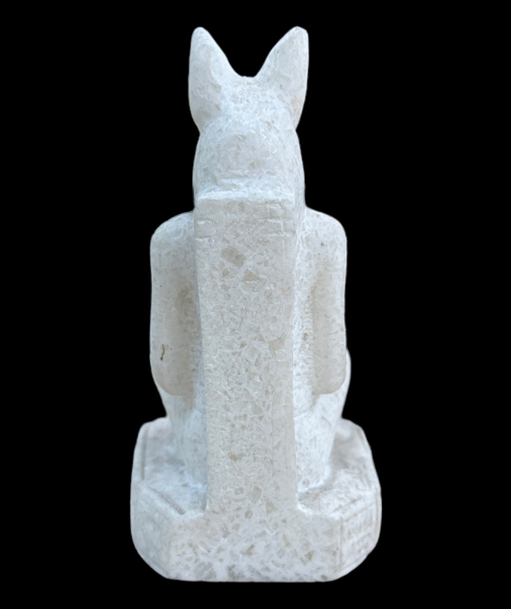 Alabaster Anubis Statue - Made in Egypt