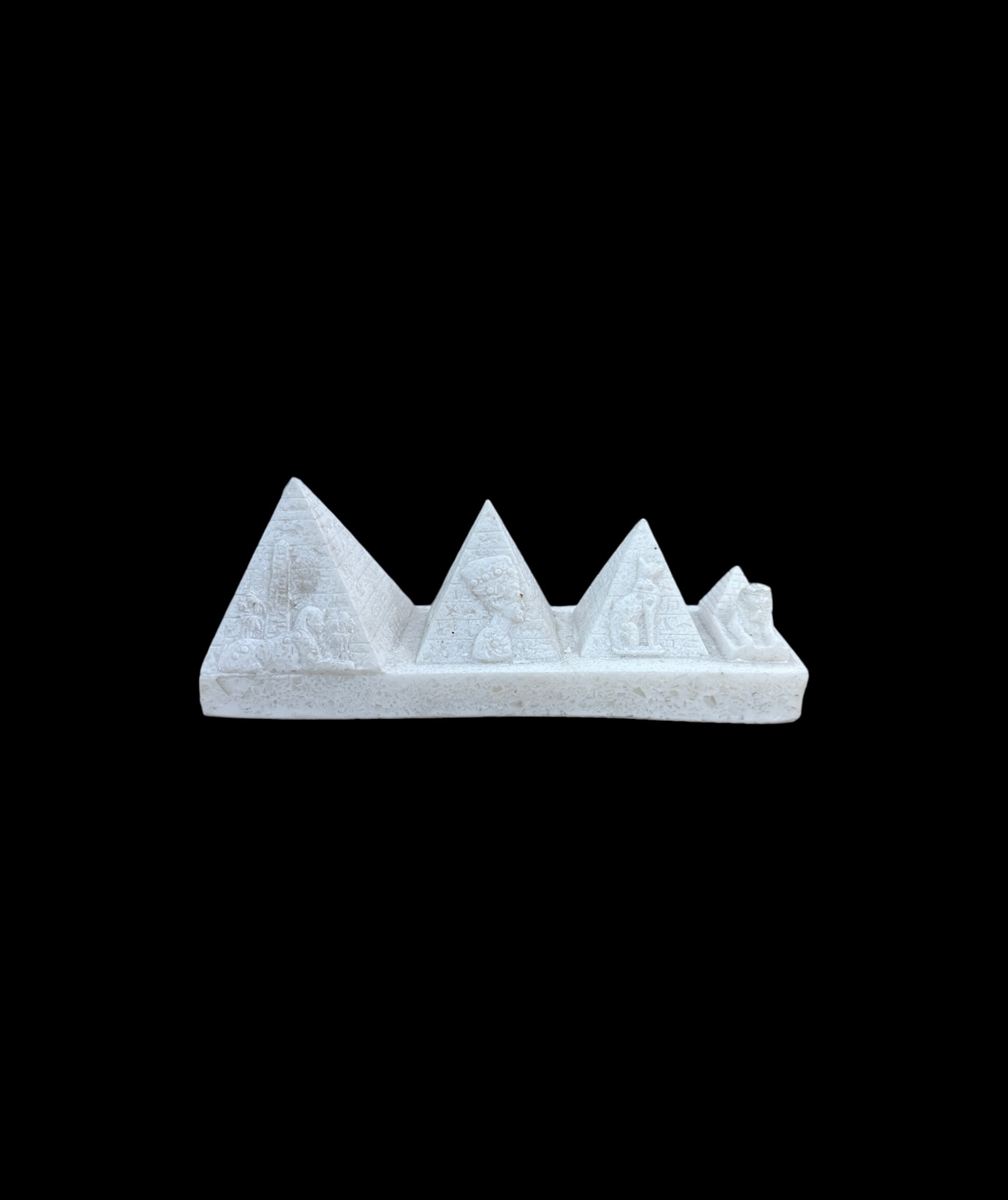 Alabaster Pyramids with Sphinx Statue - Made in Egypt