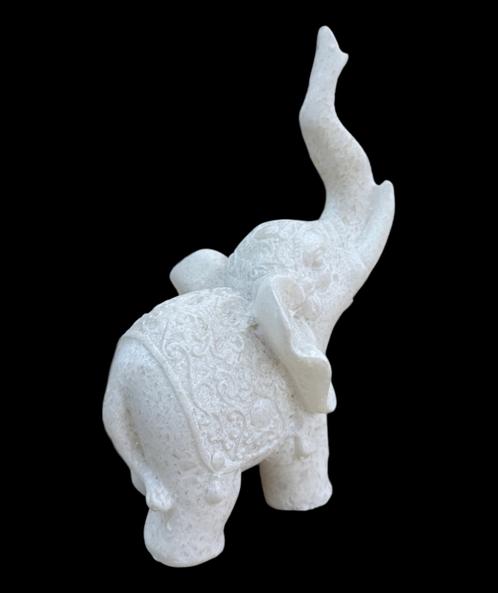 Alabaster Egyptian Elephant Statue - Made in Egypt