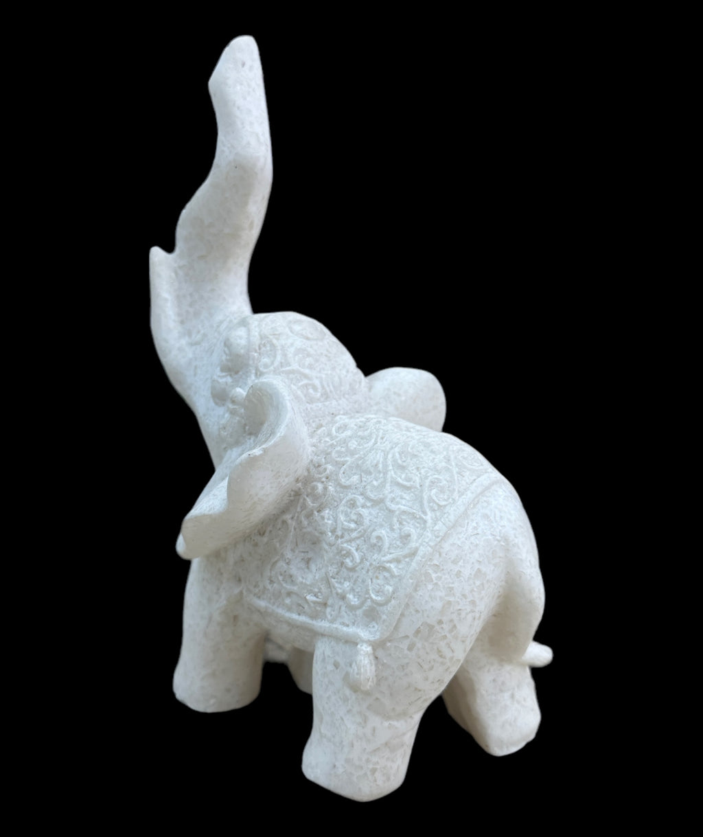 Alabaster Egyptian Elephant Statue - Made in Egypt