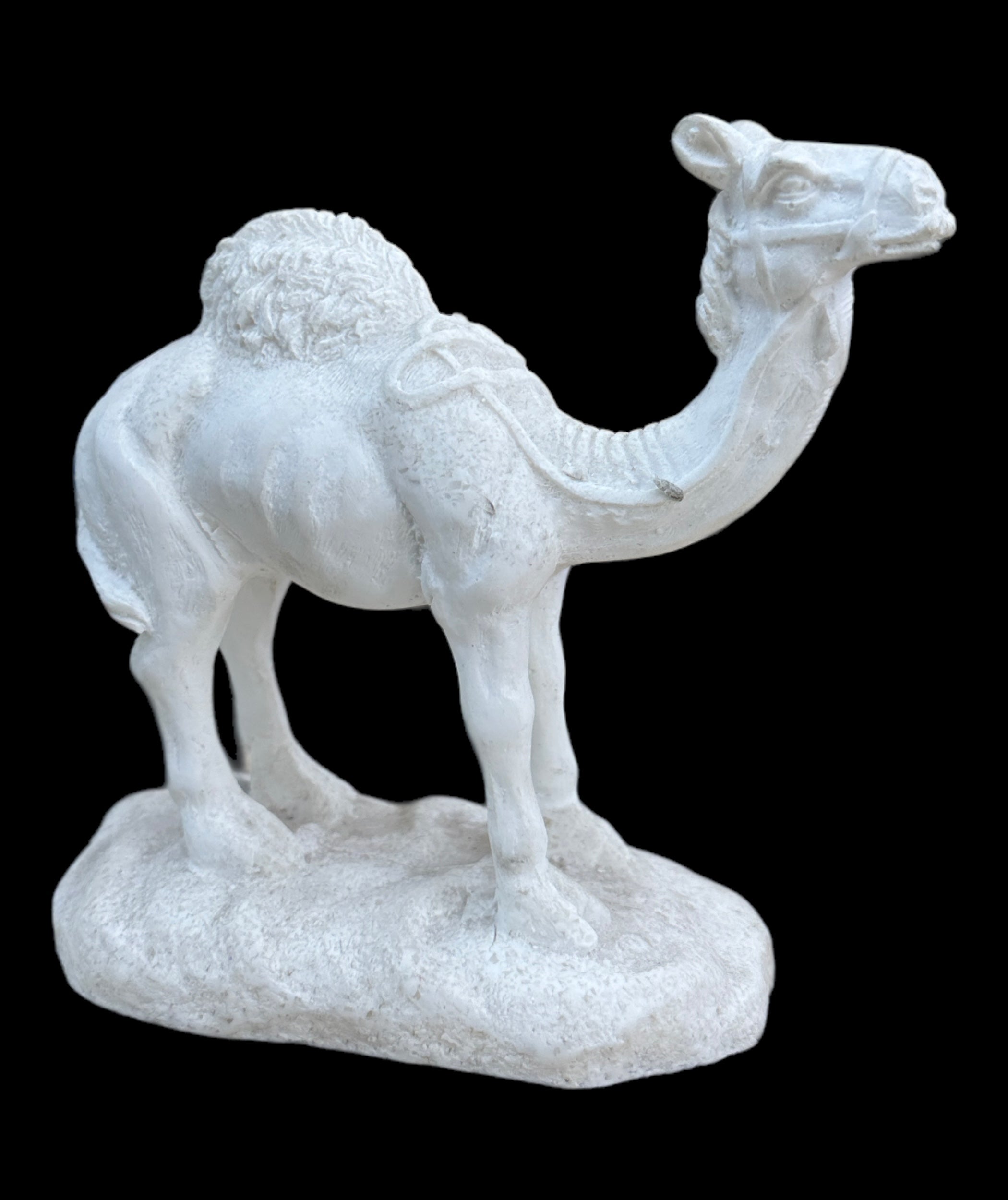 Alabaster Camel Statue - Made in Egypt