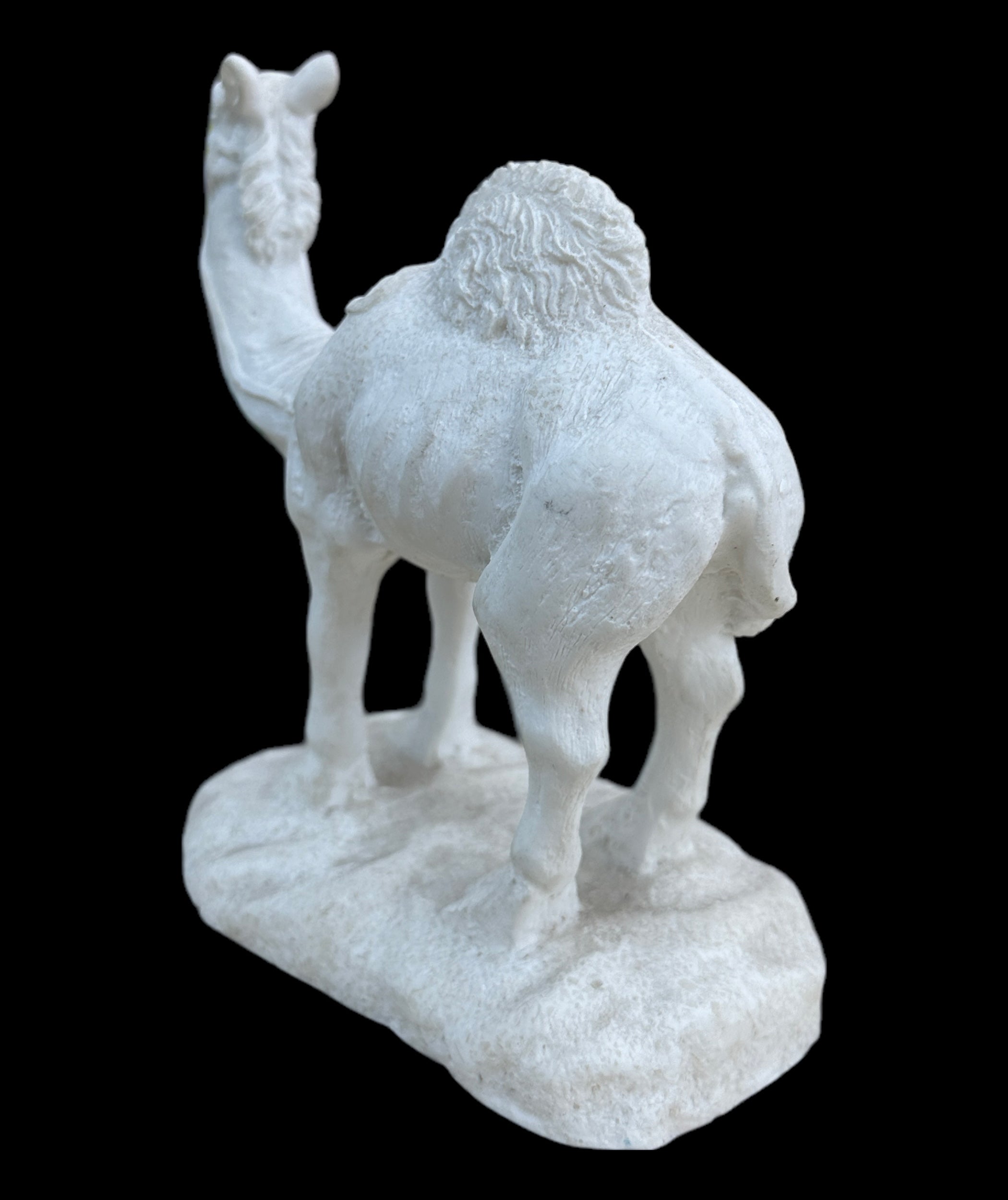 Alabaster Camel Statue - Made in Egypt