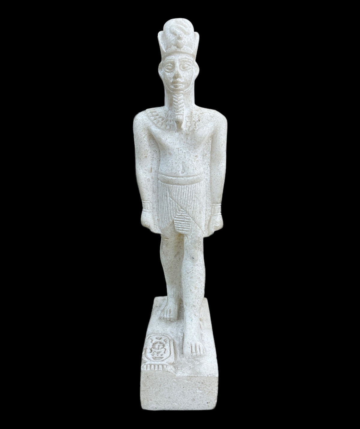 Alabaster Pharaoh Statue - Made in Egypt
