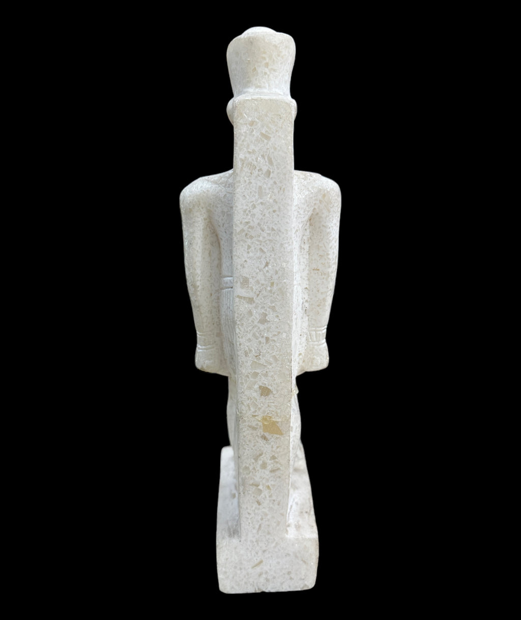 Alabaster Pharaoh Statue - Made in Egypt