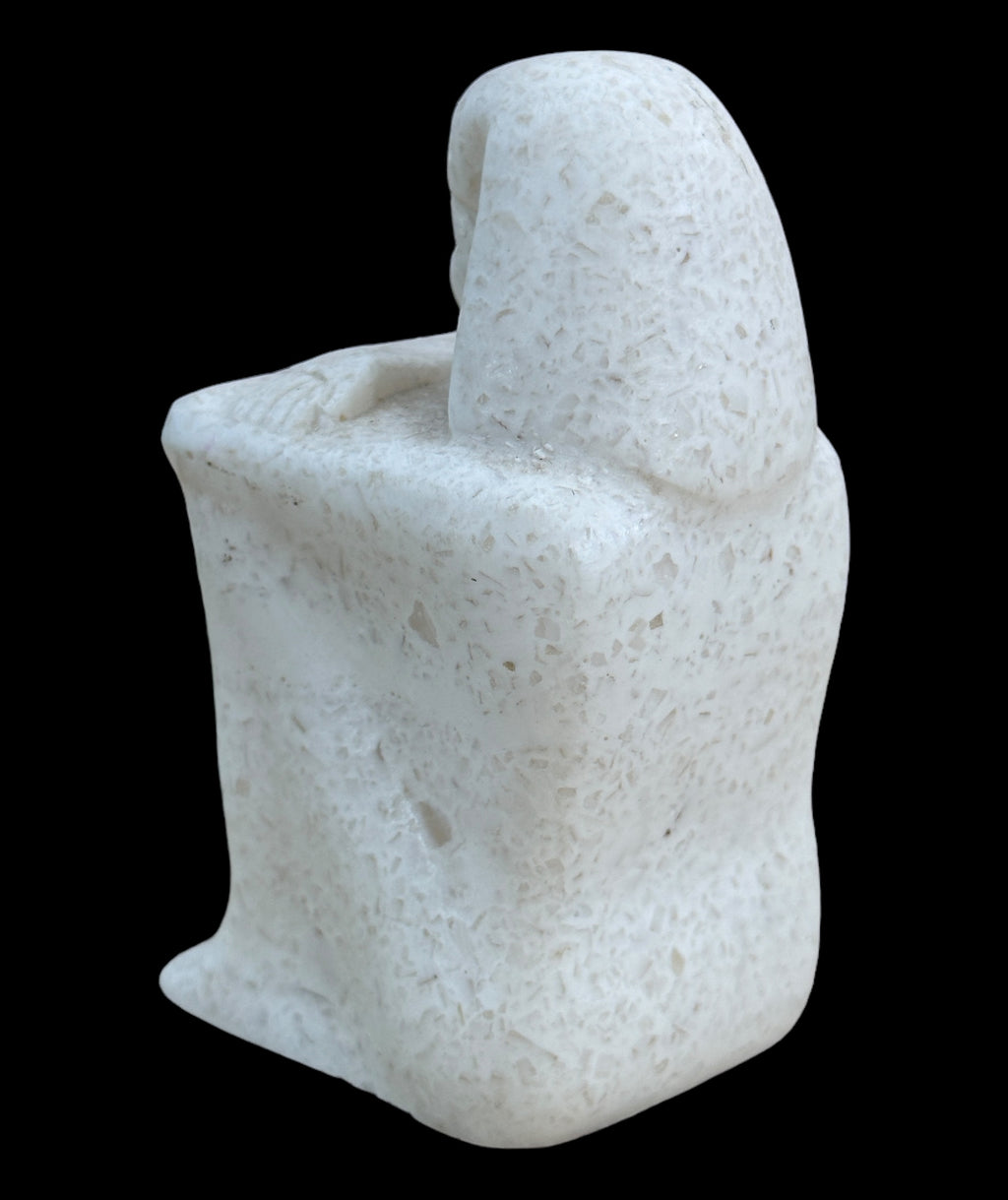 Alabaster Egyptian Kneeling Statue - Made in Egypt