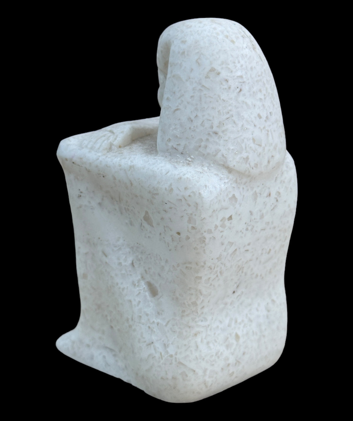 Alabaster Egyptian Kneeling Statue - Made in Egypt